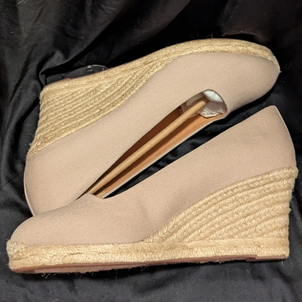 J. Crew Women's Tan Espadrille Wedges